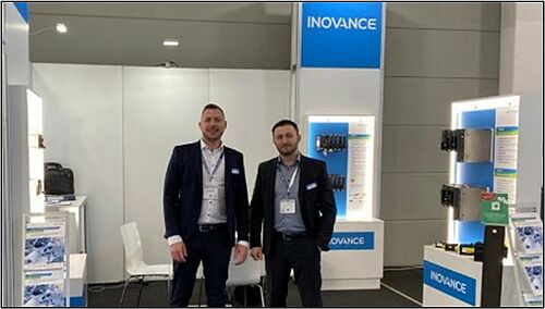 Max Boxberger, Fatmir Sinanovic from our German sales team at the show